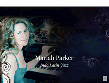 Tablet Screenshot of mariahparkermusic.com